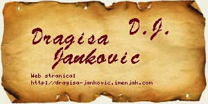Dragiša Janković vizit kartica
